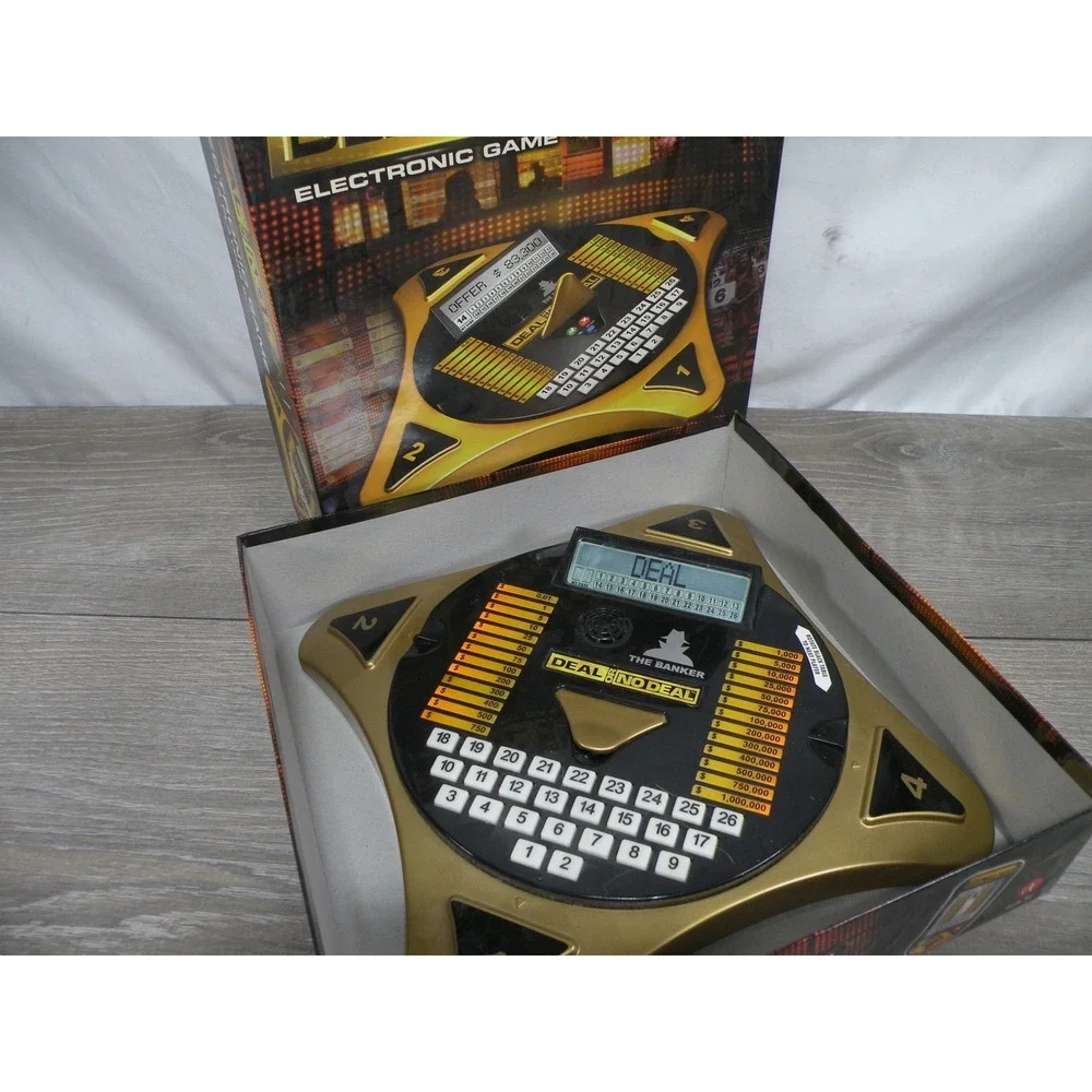 DEAL OR NO DEAL Electronic Game Irwin Toy 1-4 Players Featuring Electronic Works